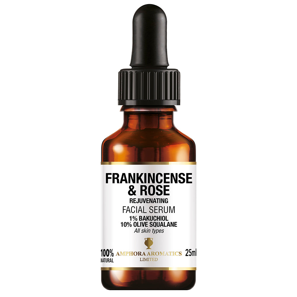 Andlitsserum með Frankincense, rós & bakuchiol 25 ml