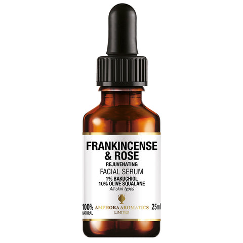 Andlitsserum með Frankincense, rós & bakuchiol 25 ml. Amphora Aromatics