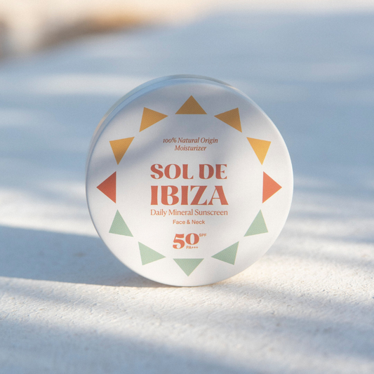 Sólarvörn SPF 50 fyrir andlit og háls, 35 gr.- Sol de Ibiza