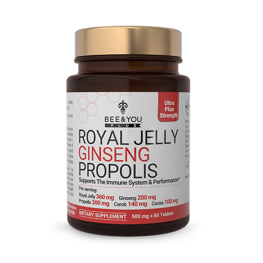 Royal Jelly Ginseng Propolis töflur 60 stk. Bee & You