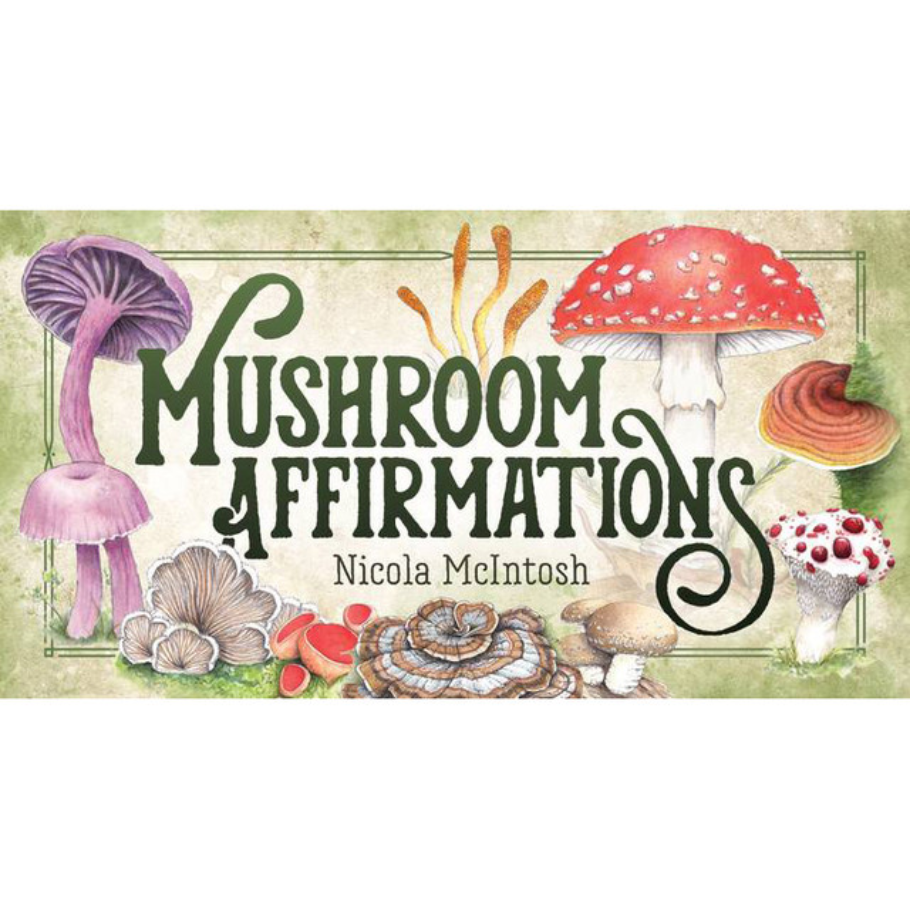 Mushroom affirmations Mini cards - Nicola McIntosh