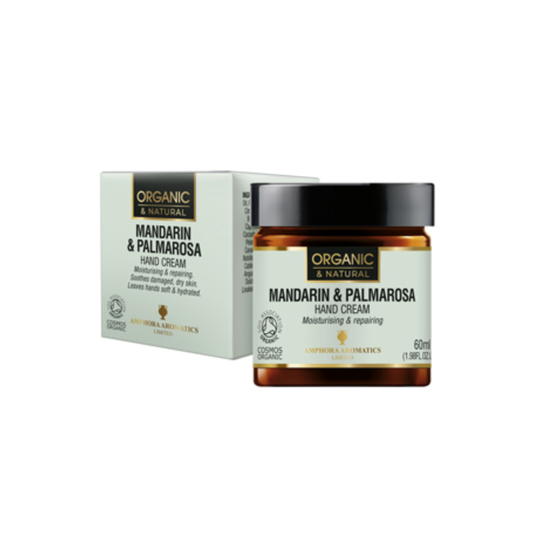 Handáburður með mandarínu og palmarosa ilmkjarnaolíum 60 ml.  Amphora Aromatics