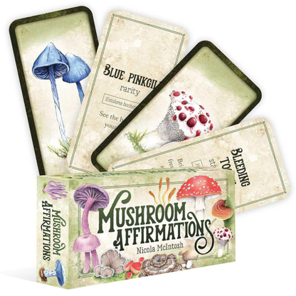Mushroom affirmations Mini cards - Nicola McIntosh
