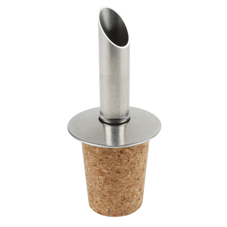 Stútur á flösku með korktappa