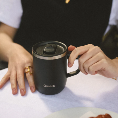 Ferðamál 350 ml. m/haldi. Svart matt