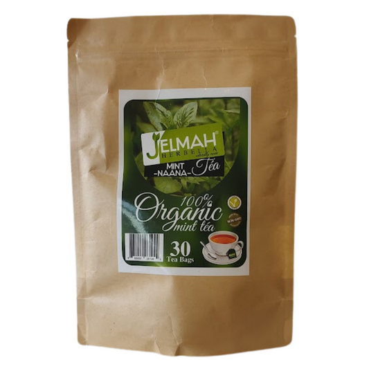 Piparmyntu te frá Gambíu, 30 tepokar - Jelmah Herbella.