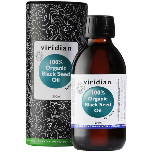 Lífræn Black Seed olía. 200 ml. - Viridian