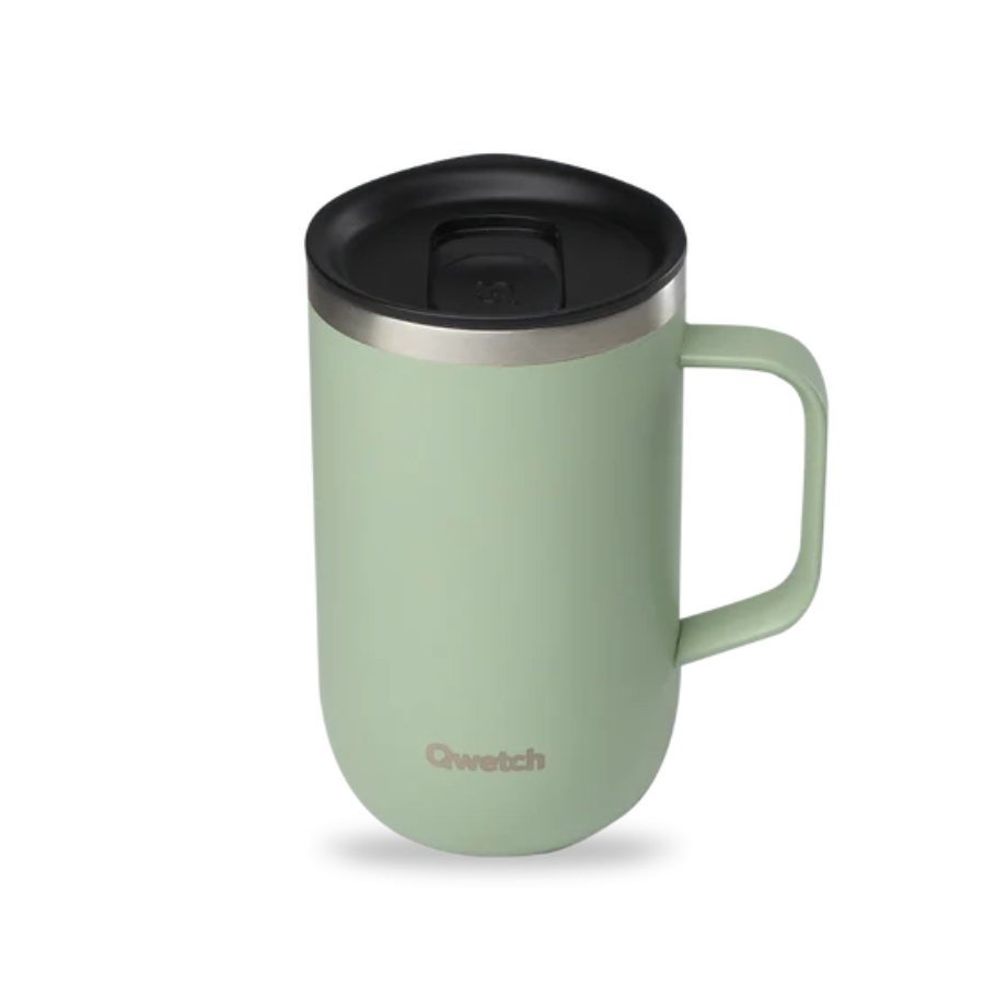 Ferðamál 470 ml. m/haldi og tesíu Ljósgrænt