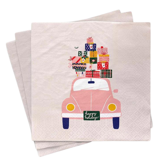 Bambus servíettur 33x33 cm. - Jólabíll