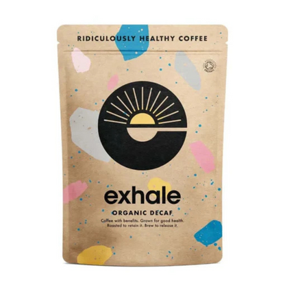 Kaffi, koffeinlaust malað, 450 gr - Exhale