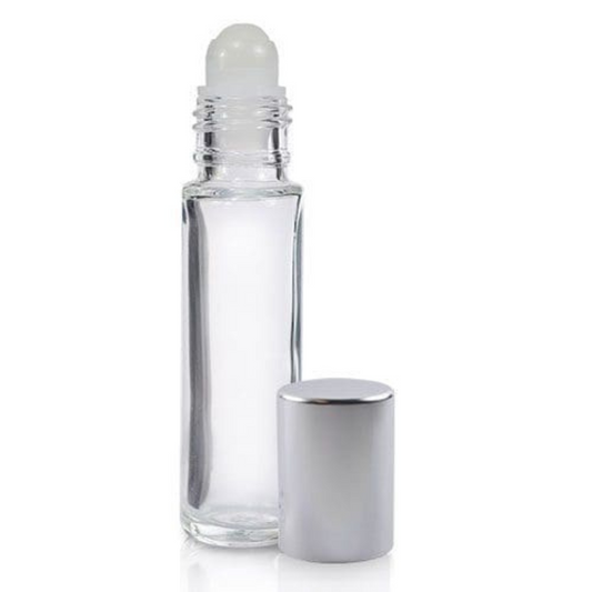 10 ml glær glerflaska með rollon tappa - Amphora Aromatics