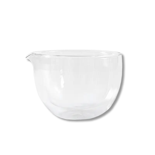 Matcha glerskál með stút