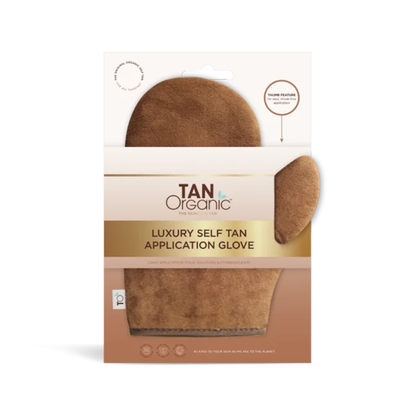 Tan Organic lúxus hanski fyrir brúnkuolíu