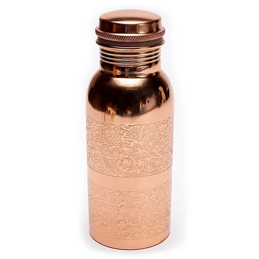 Koparflaska með blómamynstri, 500 ml