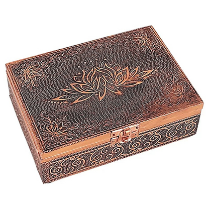 Tarot box, Lotus - koparlitað