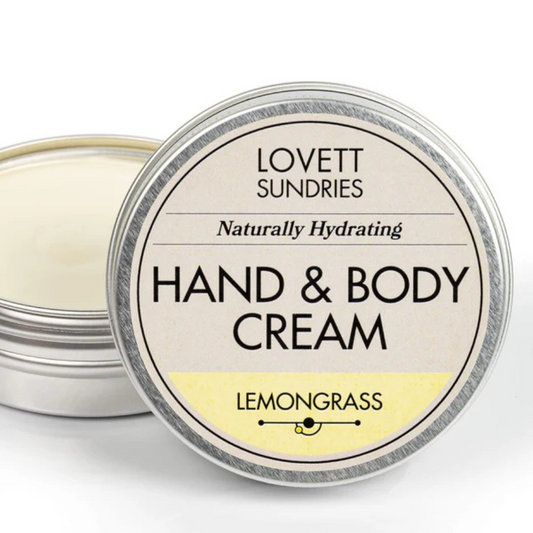 Húð- og handáburður - sítrónugras 40 gr. Lovett Sundries