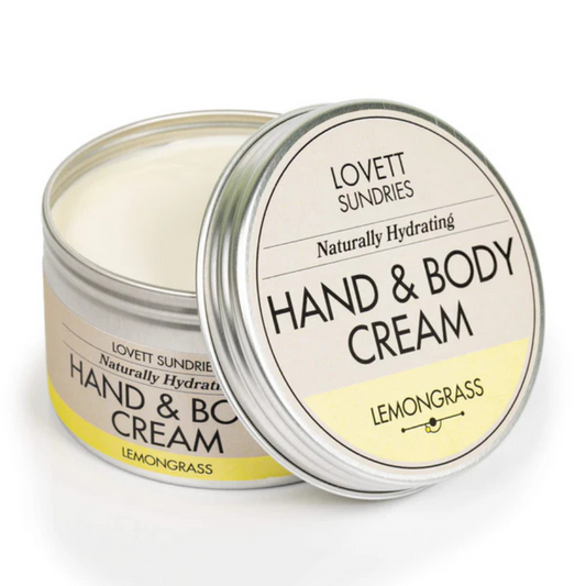 Húð- og handáburður - sítrónugras 200 gr. Lovett Sundries