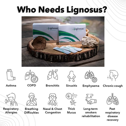 Lignosus 30 x 1,5g - fyrir lungun