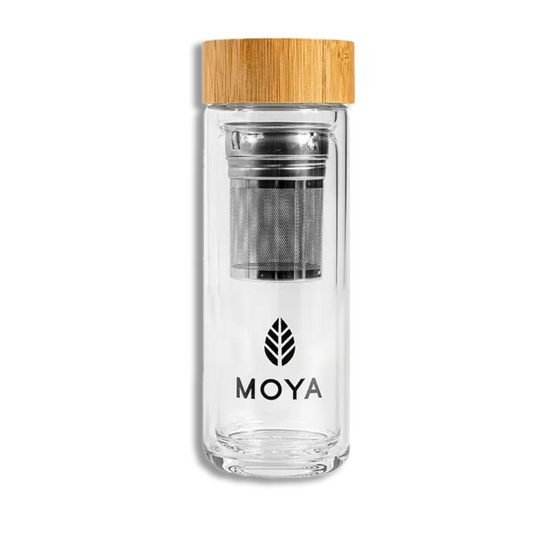 Moya tesíu flaska með bambusloki, 320 ml