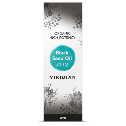 Lífræn Black seed olía, sérlega sterk, stöðluð 3% - Viridian