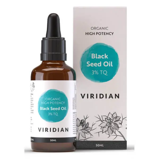 Lífræn Black seed olía, sérlega sterk, stöðluð 3% - Viridian