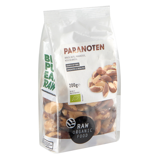 Lífrænar brasilíuhnetur, 200 g - Raw Organic Food
