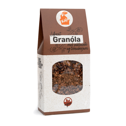 Granóla með súkkulaði og trönuberjum 300 gr - Kaja Organic