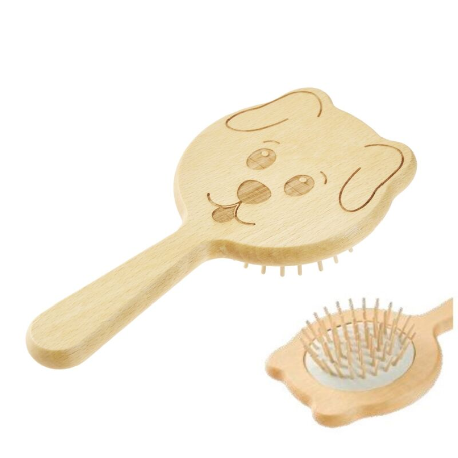 Krakka hárbursti, beyki og viðarpinnar, Hundur