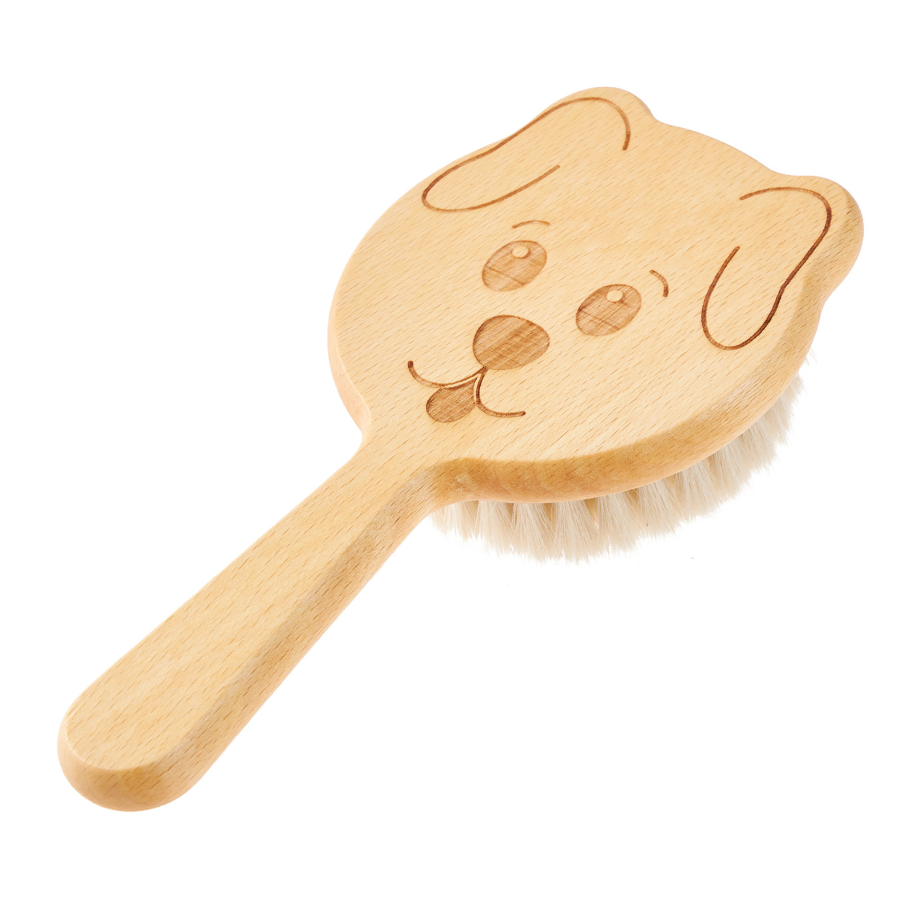 Barna hárbursti, beyki og geitahár, Hundur