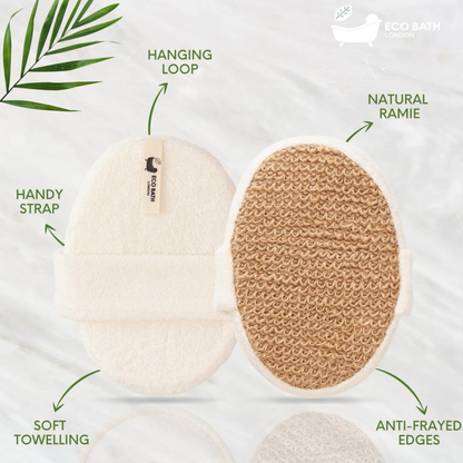 Baðskrúbbur úr kínagrasi (ramie) - EcoBath London