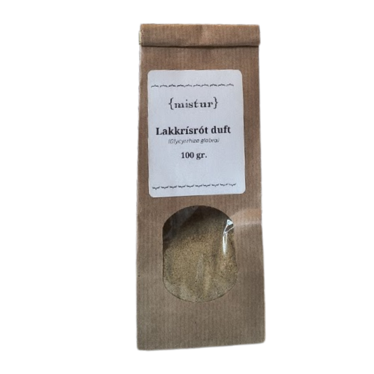 Lakkrísrót duft 100 gr - Mistur