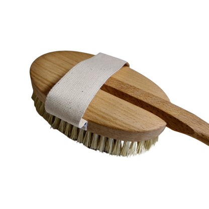 Bað- og bakbursti Maxi, beyki og náttúruleg hár