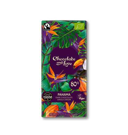 Panama 80 gr. 80% Chocolate and Love, lífrænt