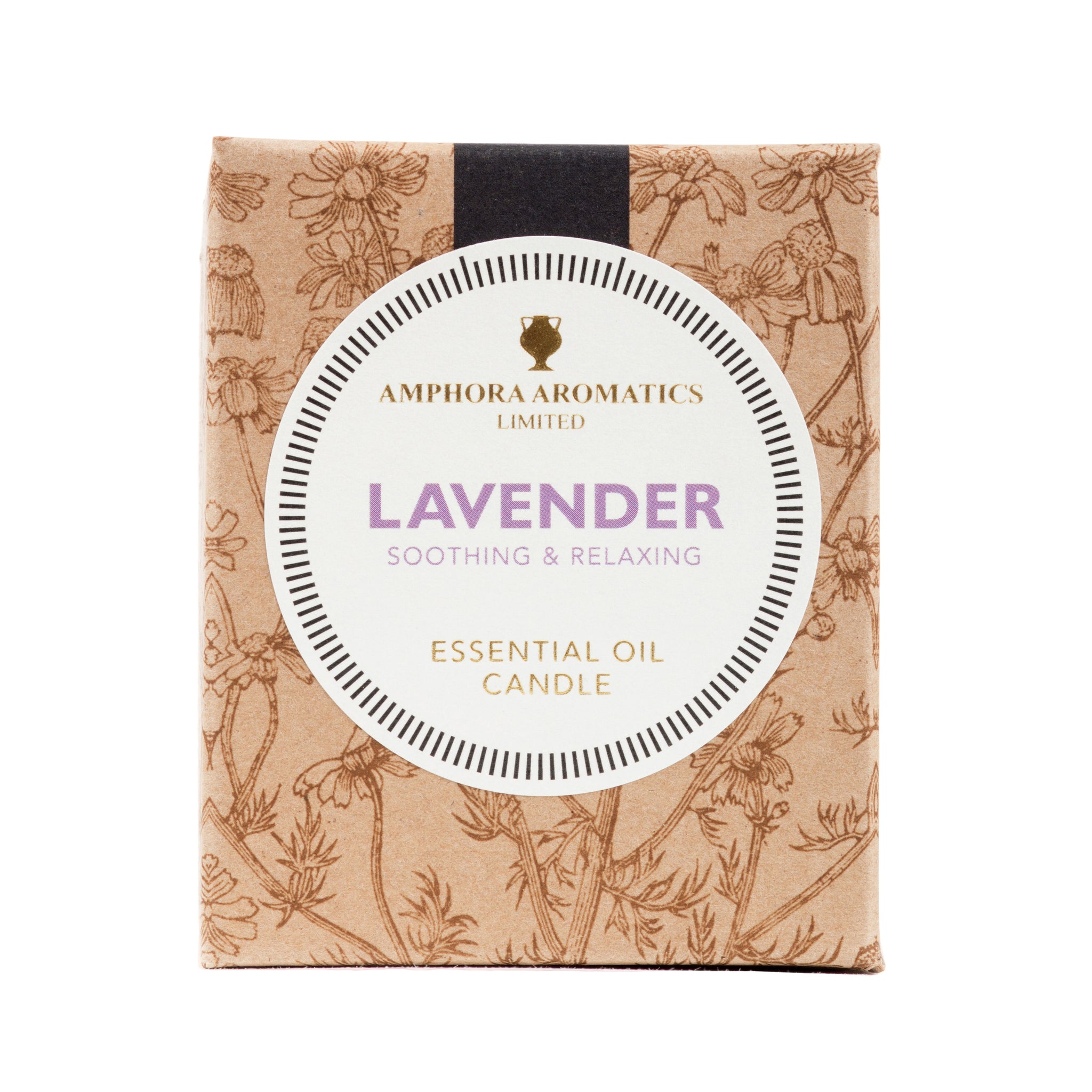 Lavender ilmkerti í glerglasi, 20 klst.