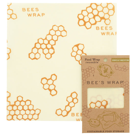 Bees Wrap - 1 í pk. medium örk, býflugna