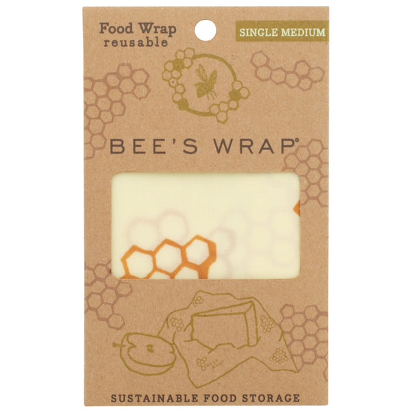 Bees Wrap - 1 í pk. medium örk, býflugna