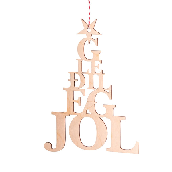 Gleðileg jól - jólakveðja úr við - órói