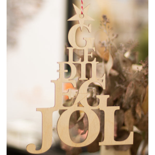 Gleðileg jól - jólakveðja úr við - órói