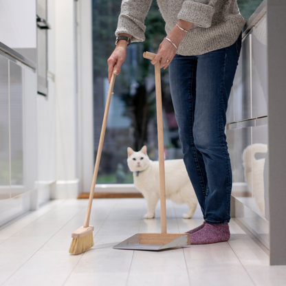 Letingi - Sópur m/náttúrulegum hárum og standandi fægjó - EcoLiving