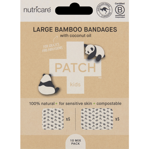 PATCH bambusplástur - með kókosolíu, fyrir börn - stórir