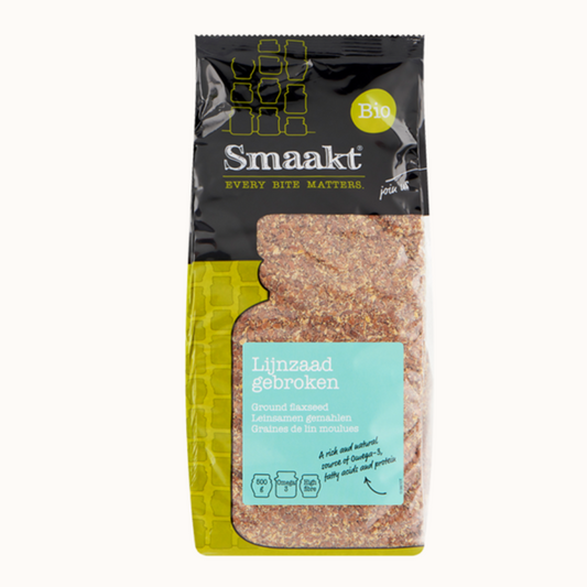 Mulin hörfræ, lífræn 500 gr. Smaakt